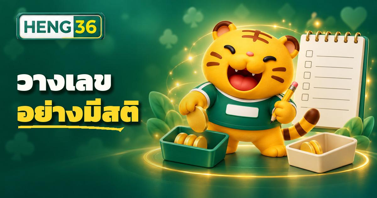 การจัดงบหวยรายงวดอย่างมีสติบน HENG36