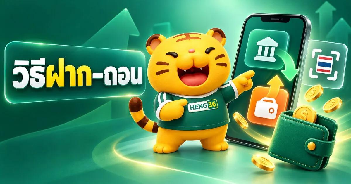 ฝาก-ถอนและเติมทรูมันนี่วอลเล็ทบน HENG36