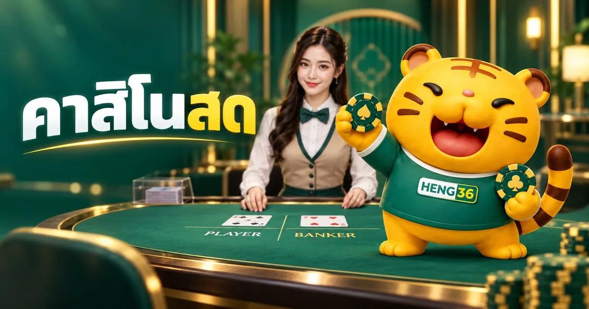 คาสิโนสดบาคาร่า รูเล็ต บน HENG36
